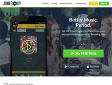 Tablet Screenshot of jukeboxy.com